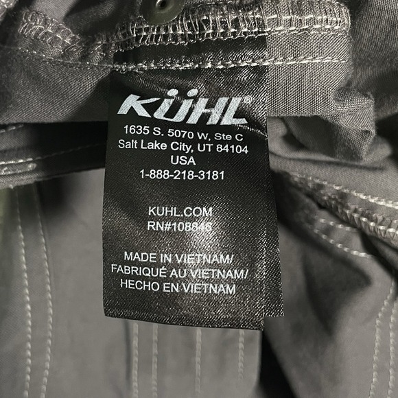 KUHL Legendary Pants Womens Size 21 Short (36x31) Gray Hiking Outdoors Utility‎ - Picture 10 of 16